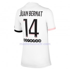 Maillot de Foot Paris Saint-Germain Juan Bernat 14 Extérieur 2021-22